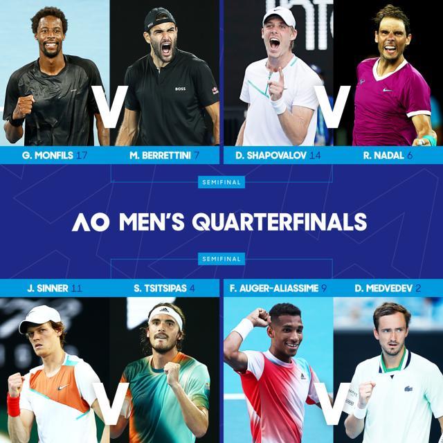 kaiyun-澳网八强仅一冷门 梅德维德夫纳达尔会师无悬念？